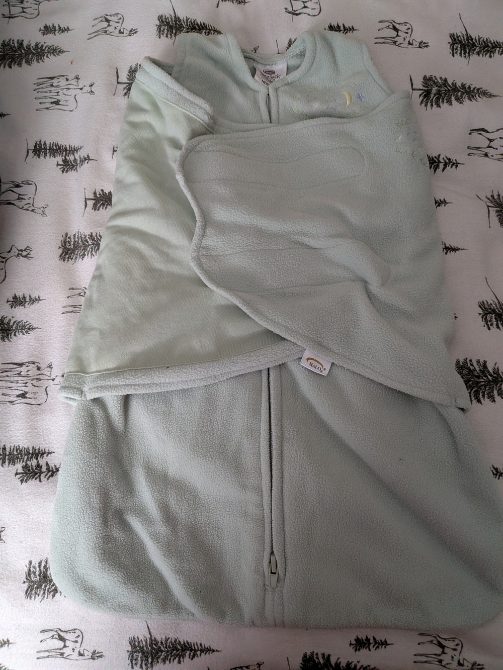 Halo Light Mint Green Sleep Sack
